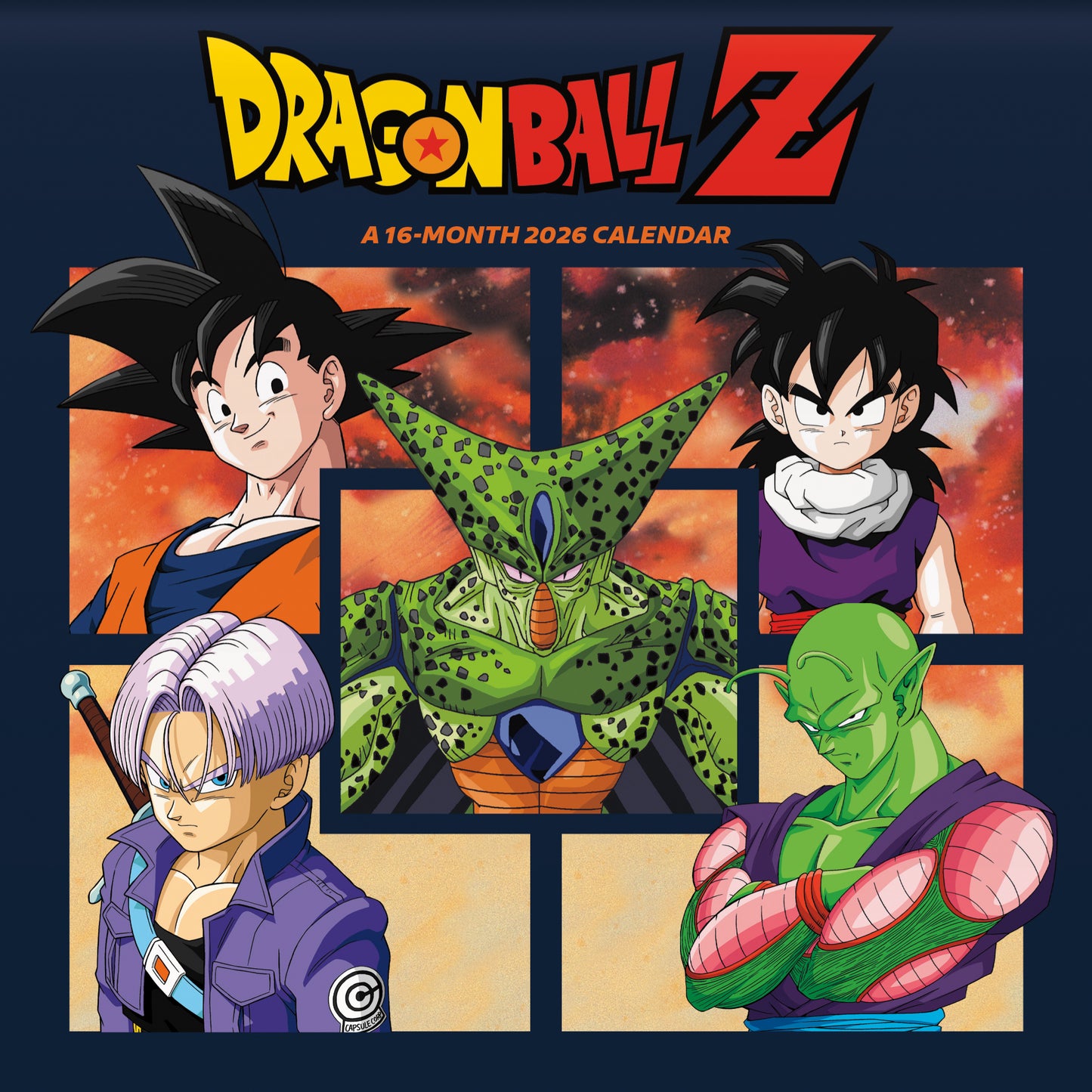Dragon Ball Z 2026 16-Month Wall Calendar