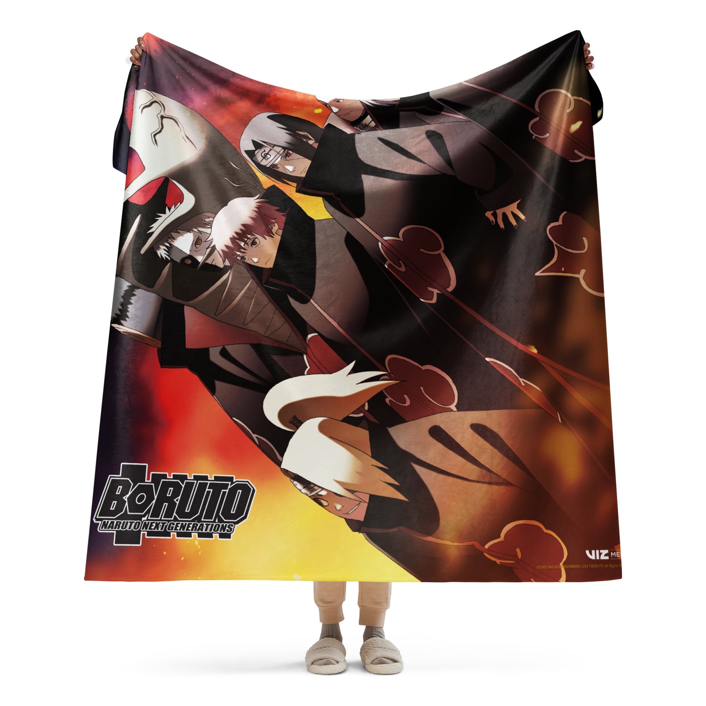 Boruto Akatsuki Sherpa Blanket