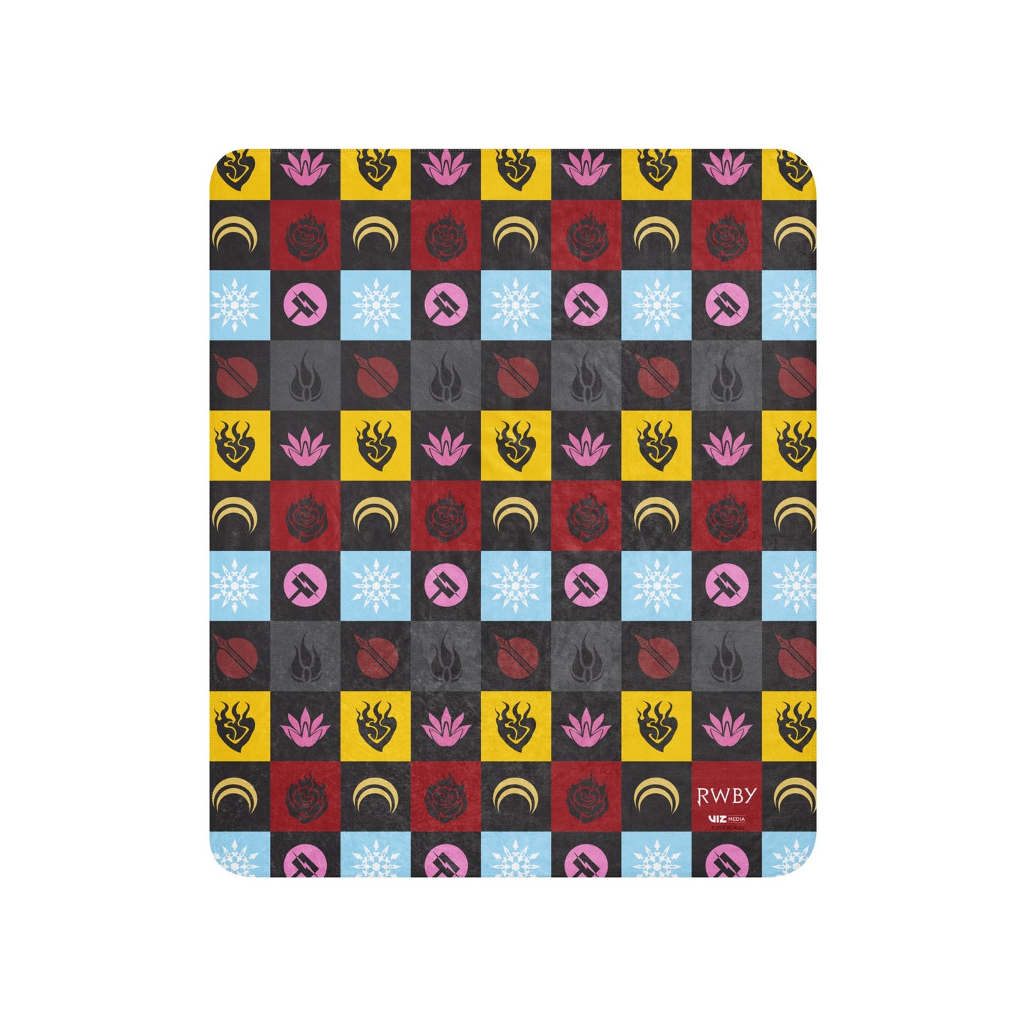 RWBY and JNPR Pattern Sherpa Blanket