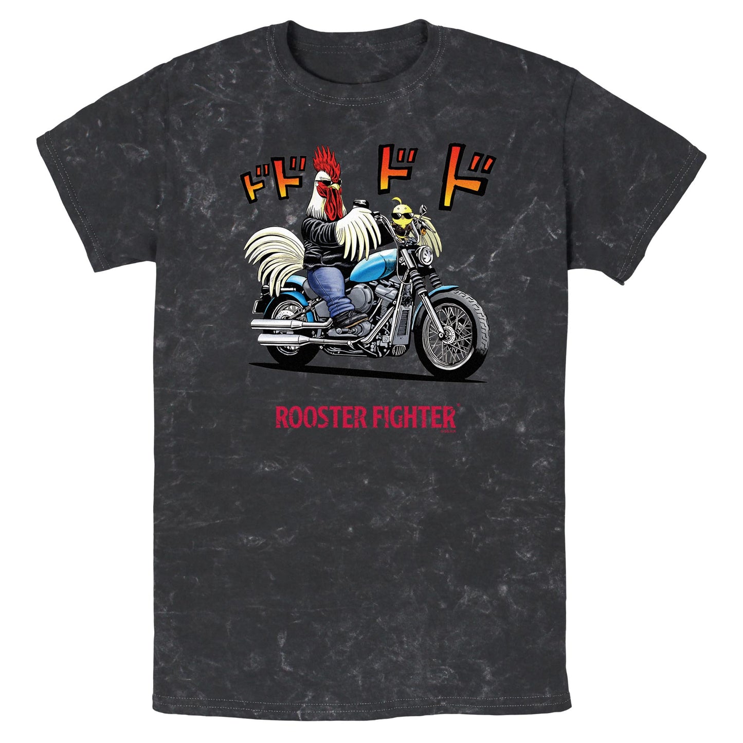 Rooster Fighter Rooster Motorcycle T-shirt