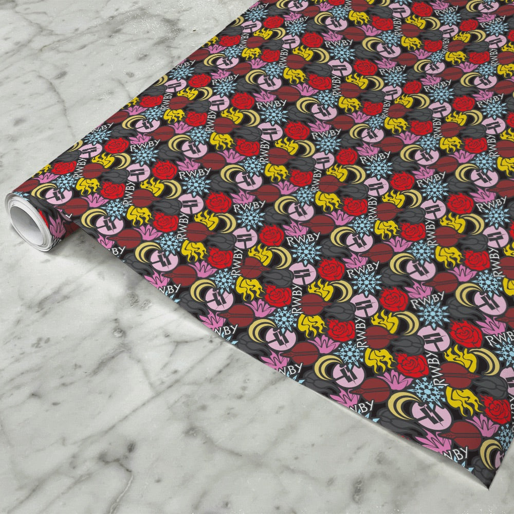 RWBY Patterned Gift Wrap