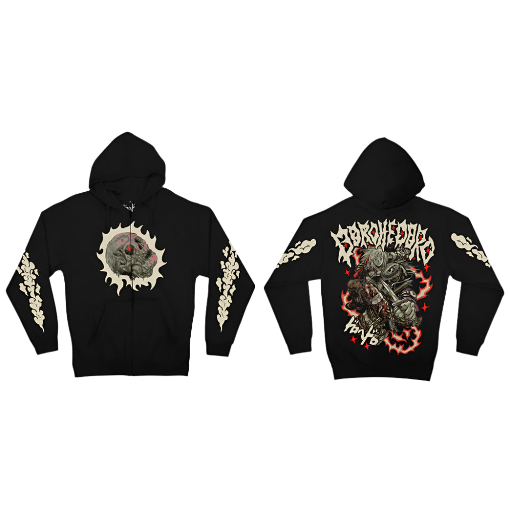 Dorohedoro Skull Zip-Up Hoodie