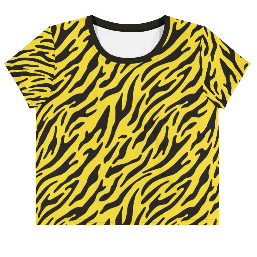 Urusei Yatsura Lum Tiger Print Cropped T-Shirt