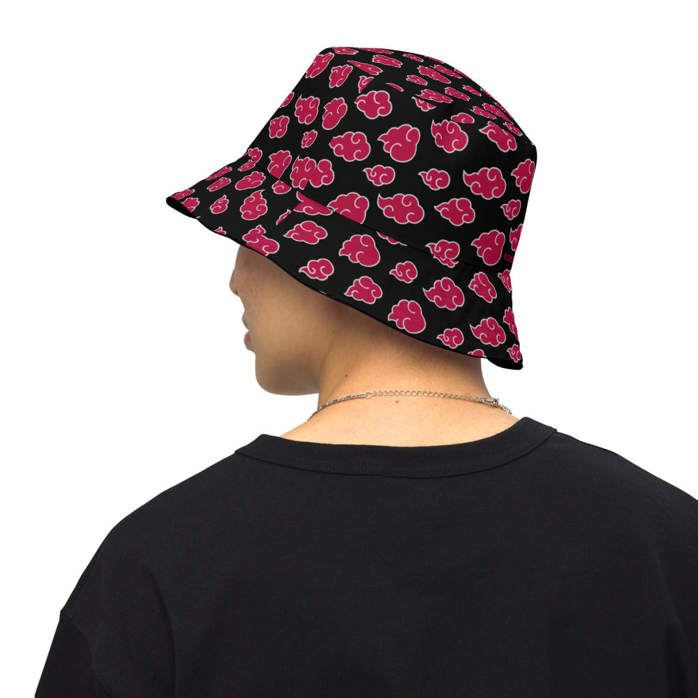 Naruto Shippuden Akatsuki Reversible Bucket Hat