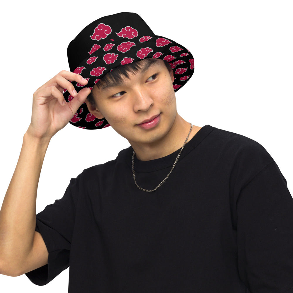 Naruto Shippuden Akatsuki Reversible Bucket Hat