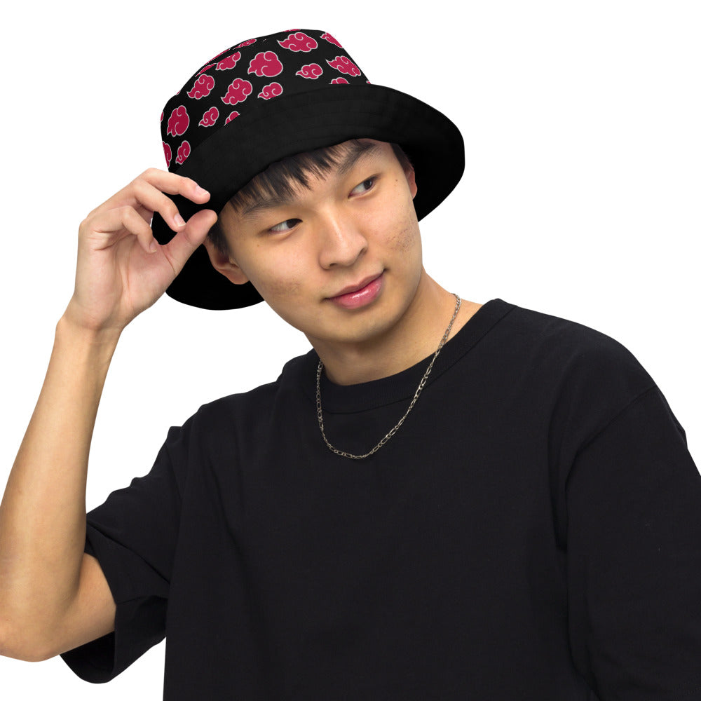 Naruto Shippuden Akatsuki Reversible Bucket Hat