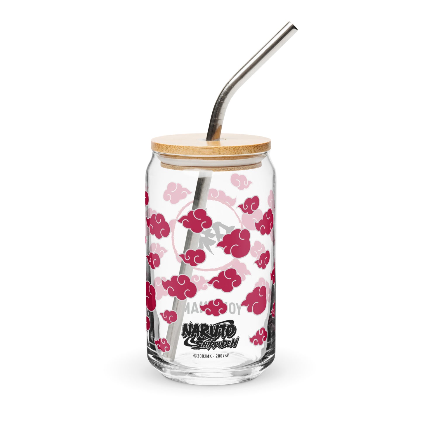 Naruto Shippuden Akatsuki Personalized Can-Shaped Glass