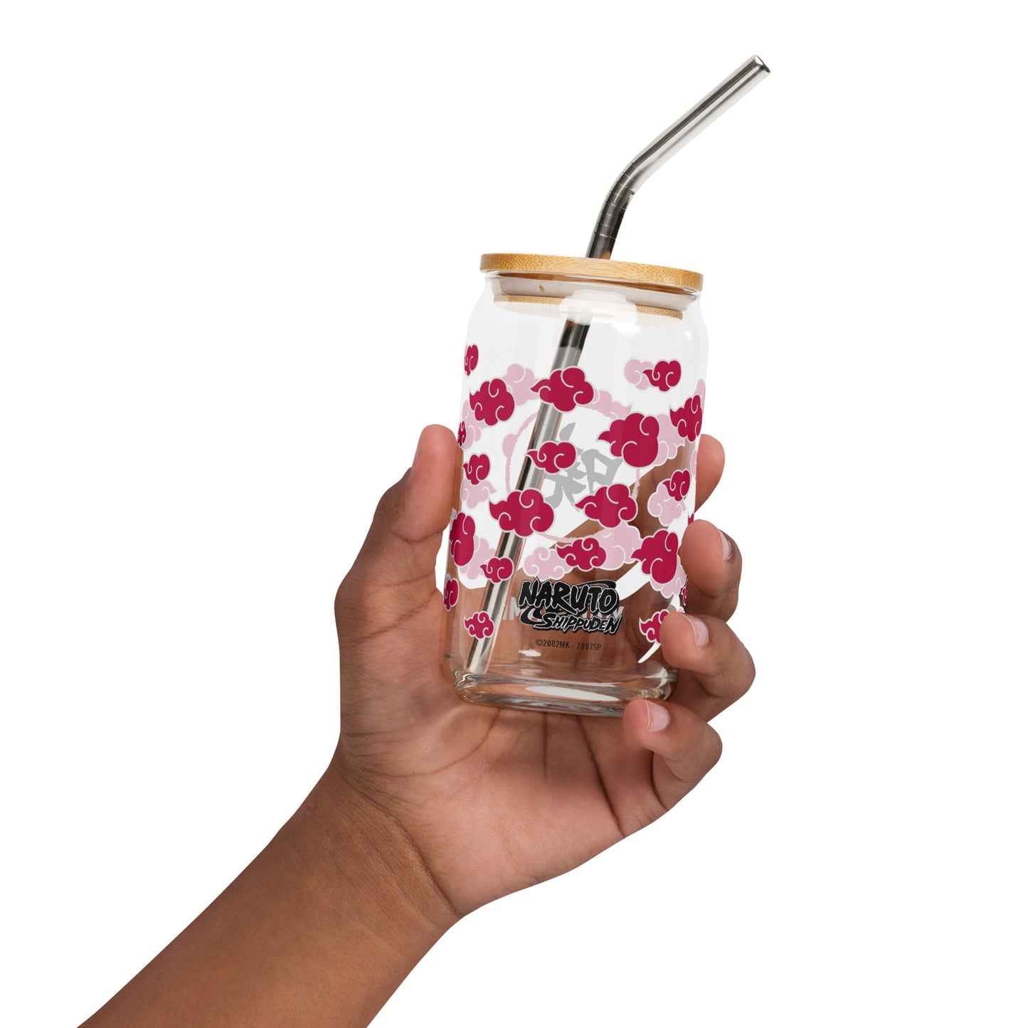 Naruto Shippuden Akatsuki Personalized Can-Shaped Glass