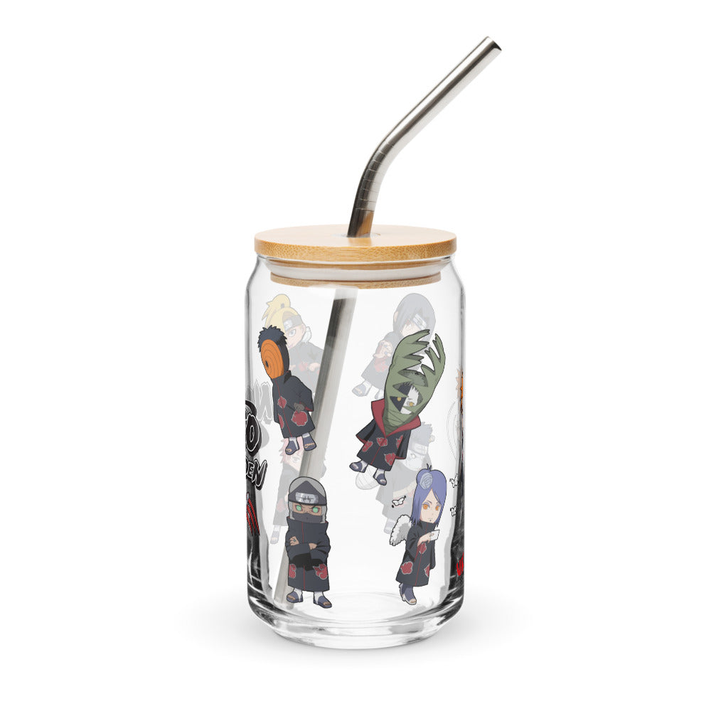 Naruto Shippuden Chibis Can-Shaped Glass