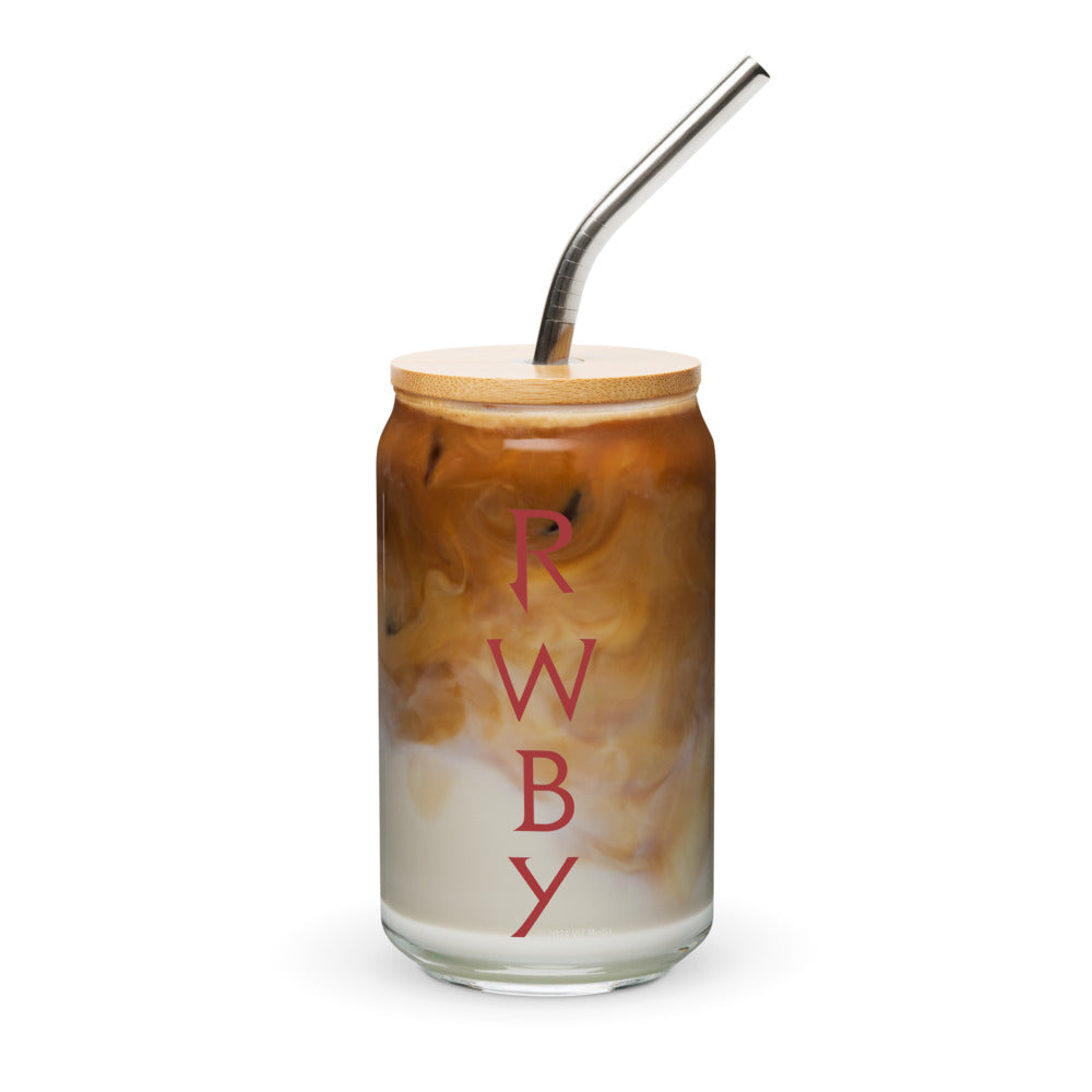 RWBY Forever Fall Sap Can Shaped Glass
