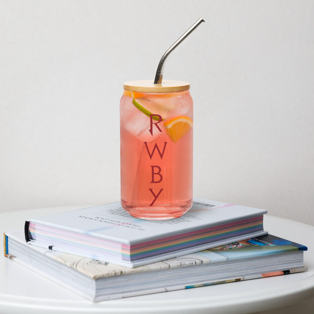 RWBY Forever Fall Sap Can Shaped Glass