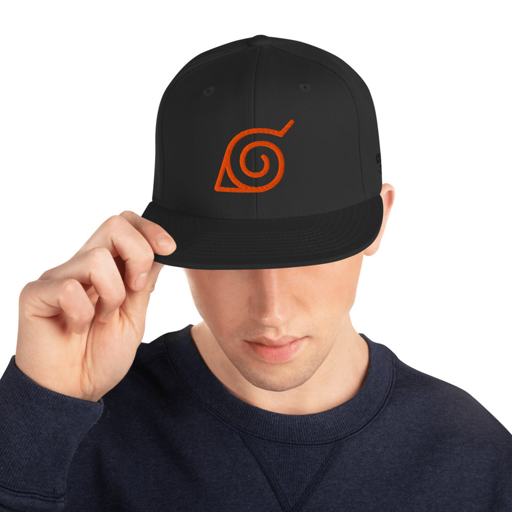 Naruto Shippuden Hidden Leaf Village Symbol Snapback Hat