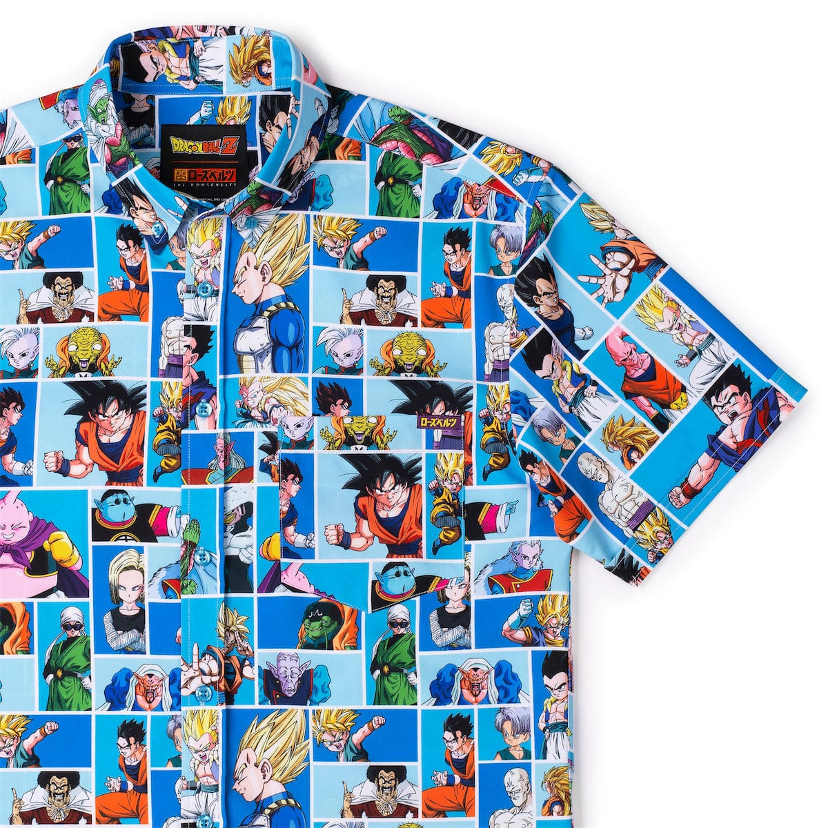 ドラゴンボールZ Dragon Ball Z Dragon Ball A-Z Button-Down Shirt by RSVLTS | VIZ Shop
