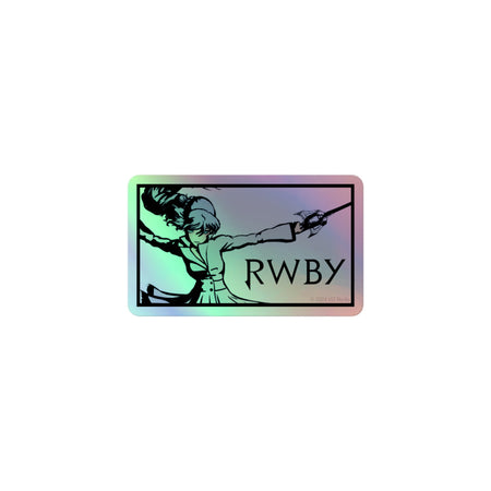 RWBY Weiss Pose Holographic Sticker