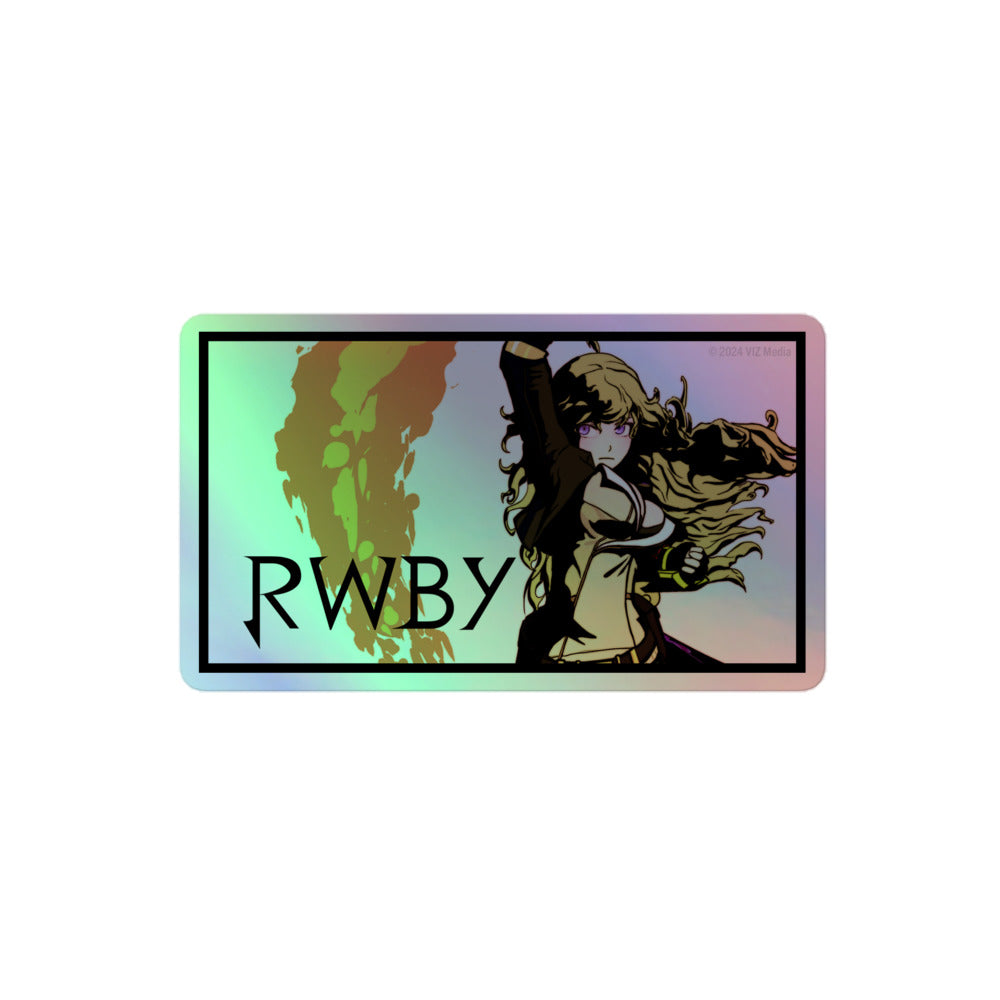 RWBY Yang Pose Holographic Sticker