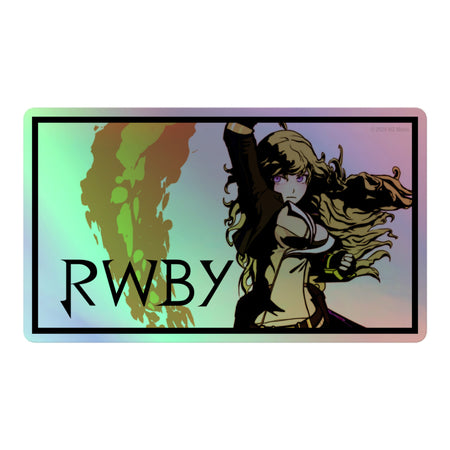 RWBY Yang Pose Holographic Sticker