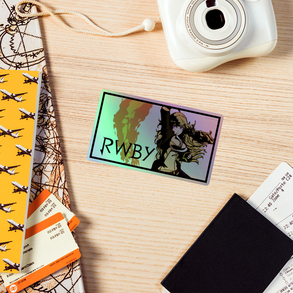 RWBY Yang Pose Holographic Sticker