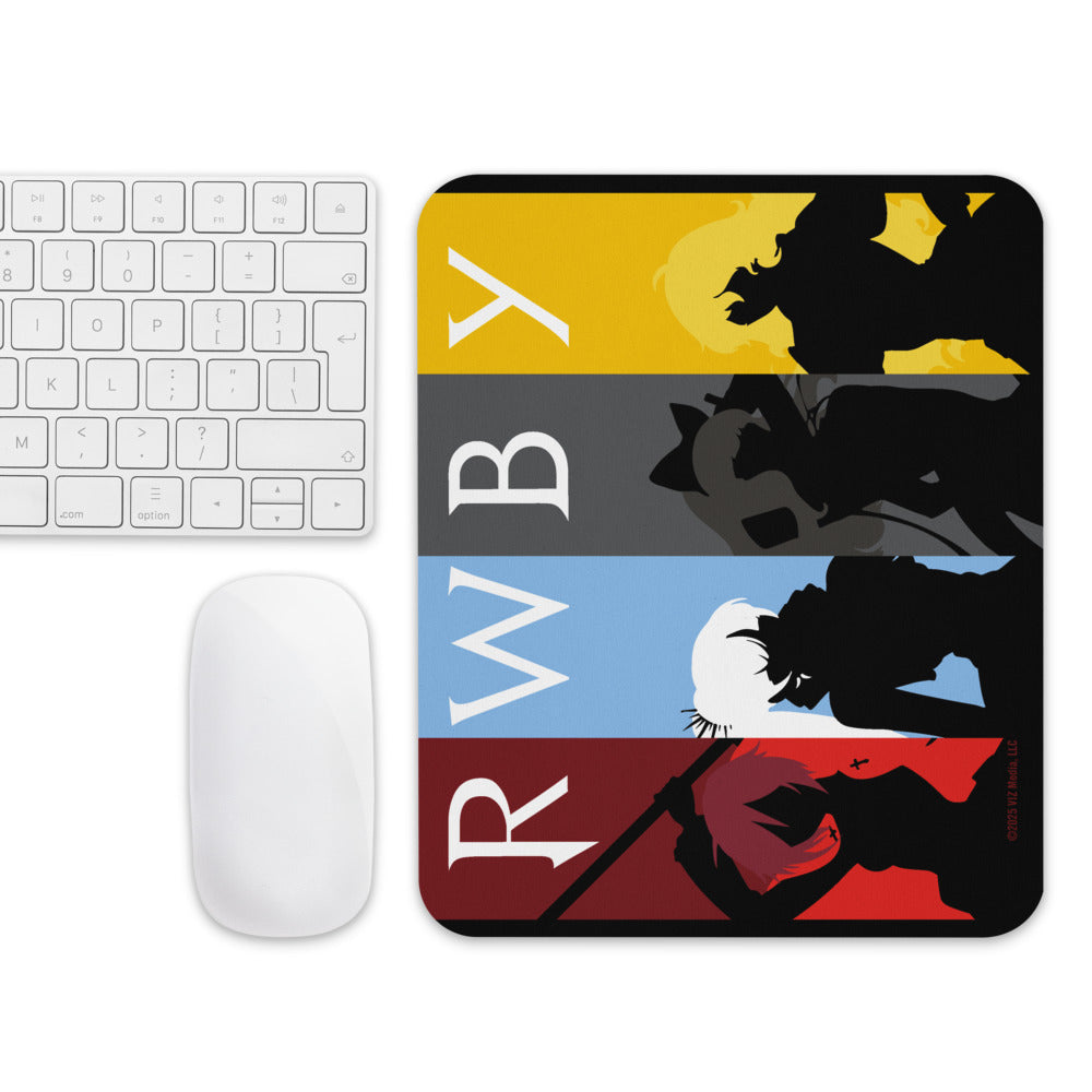 RWBY Silhouettes Mouse Pad