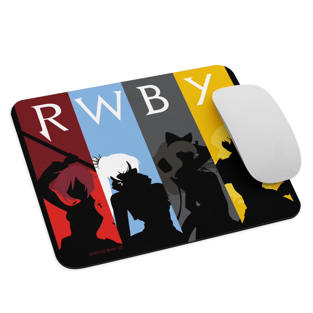 RWBY Silhouettes Mouse Pad