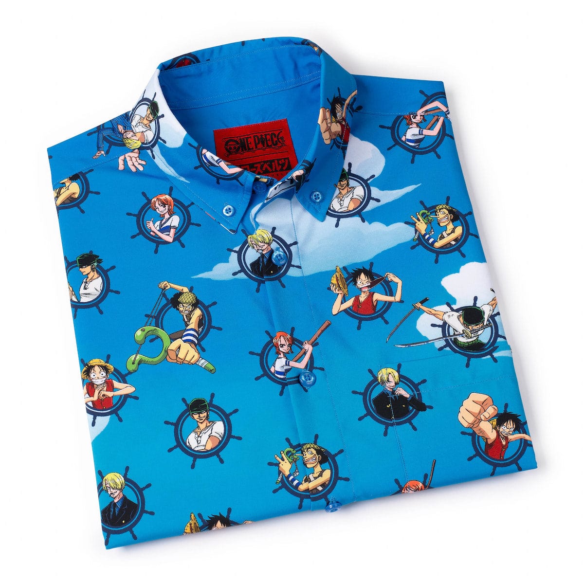 Lifestyle product shot of the One Piece button-down shirt