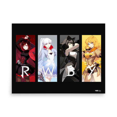 RWBY Volume 1 Key Art Premium Poster