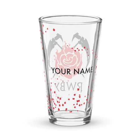 RWBY Badge Personalized Pint Glass