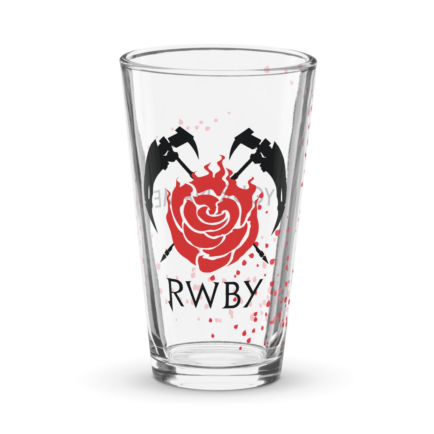 RWBY Badge Personalized Pint Glass