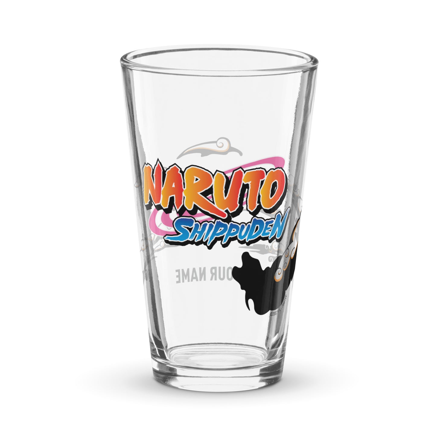 Naruto Shippuden Logo Personalized Pint Glass