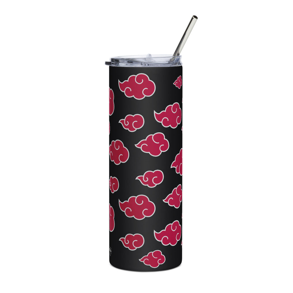 Naruto Shippuden Akatsuki Stainless Steel Skinny Tumbler
