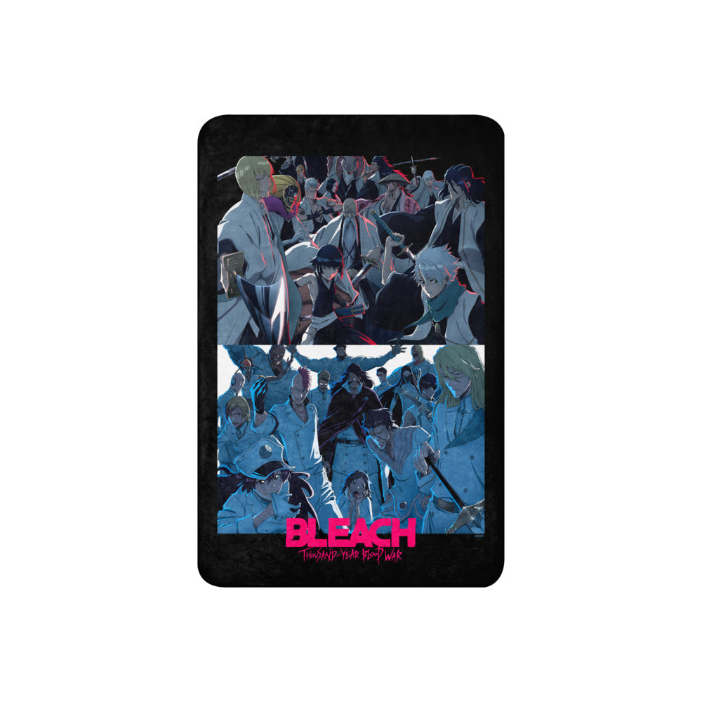 BLEACH: Thousand-Year Blood War Characters Sherpa Blanket 37 in x 57 in