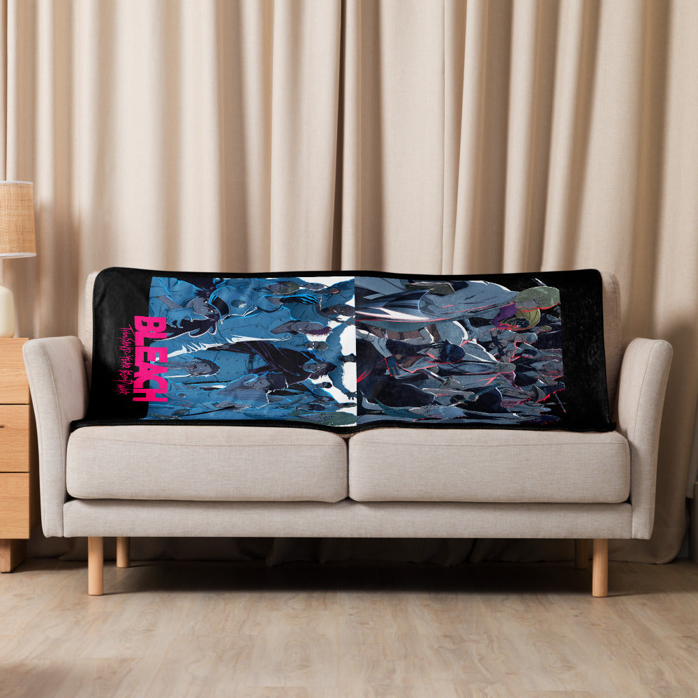 BLEACH: Thousand-Year Blood War Characters Sherpa Blanket