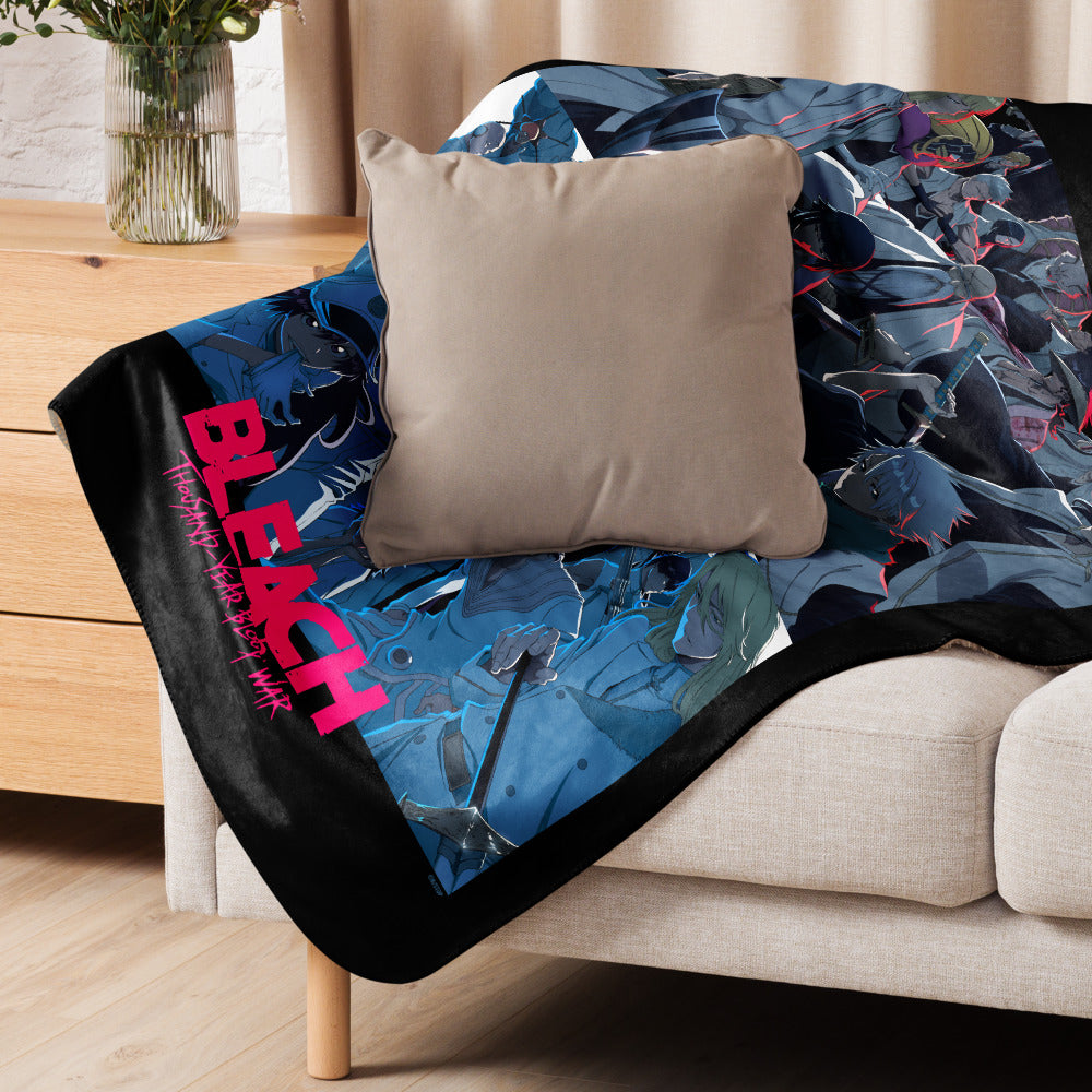 BLEACH: Thousand-Year Blood War Characters Sherpa Blanket