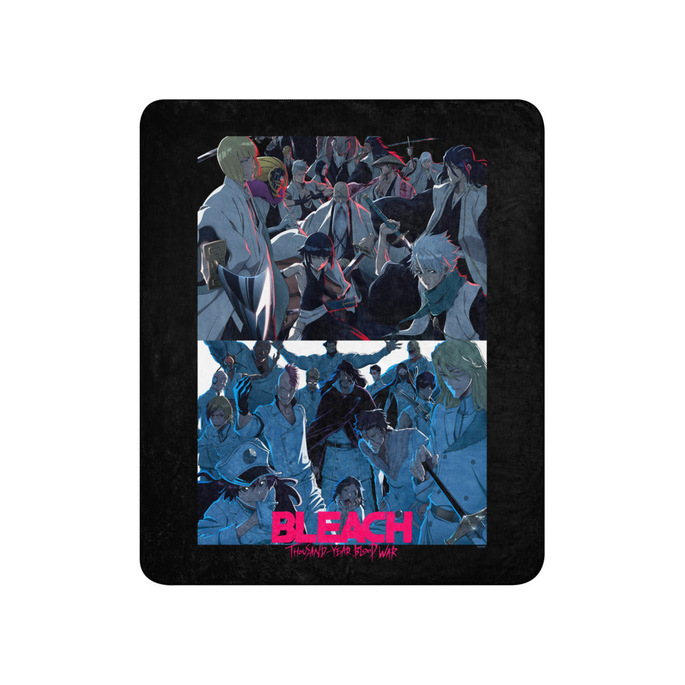 BLEACH: Thousand-Year Blood War Characters Sherpa Blanket