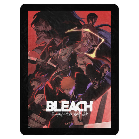 BLEACH: Thousand-Year Blood War Key Art Sherpa Blanket 60 in x 80 in