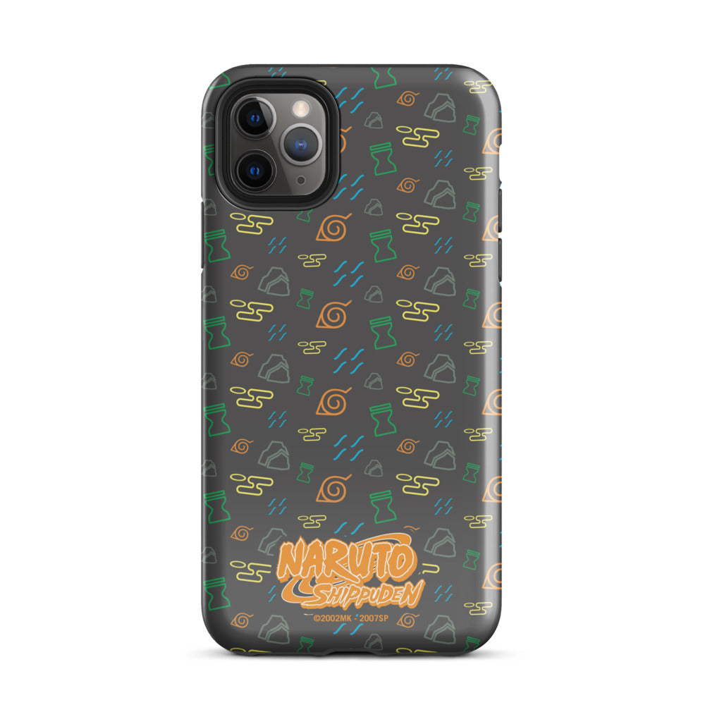 Naruto: Shippuden Village Symbols iPhone Tough Case