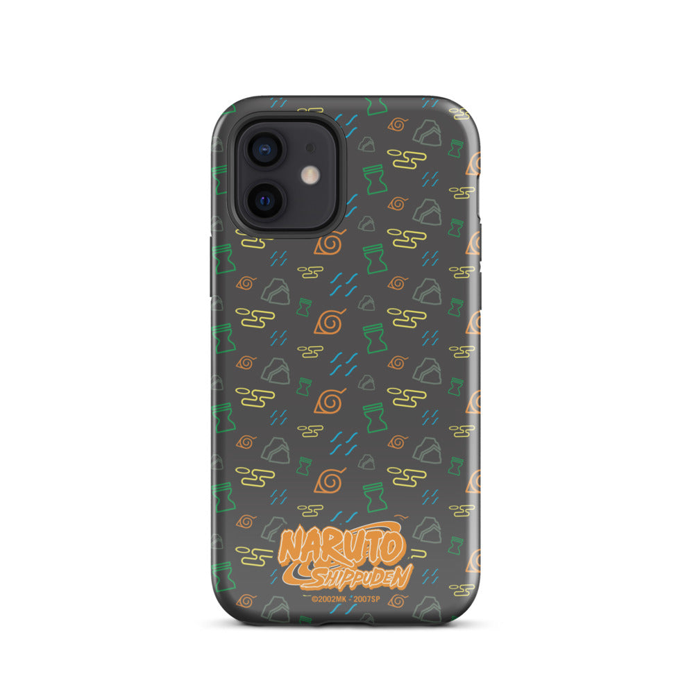 Naruto: Shippuden Village Symbols iPhone Tough Case