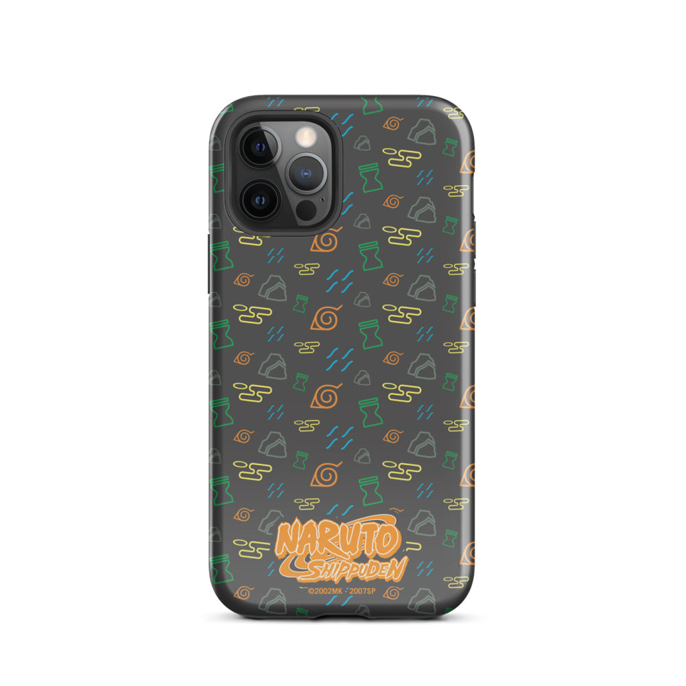 Naruto: Shippuden Village Symbols iPhone Tough Case