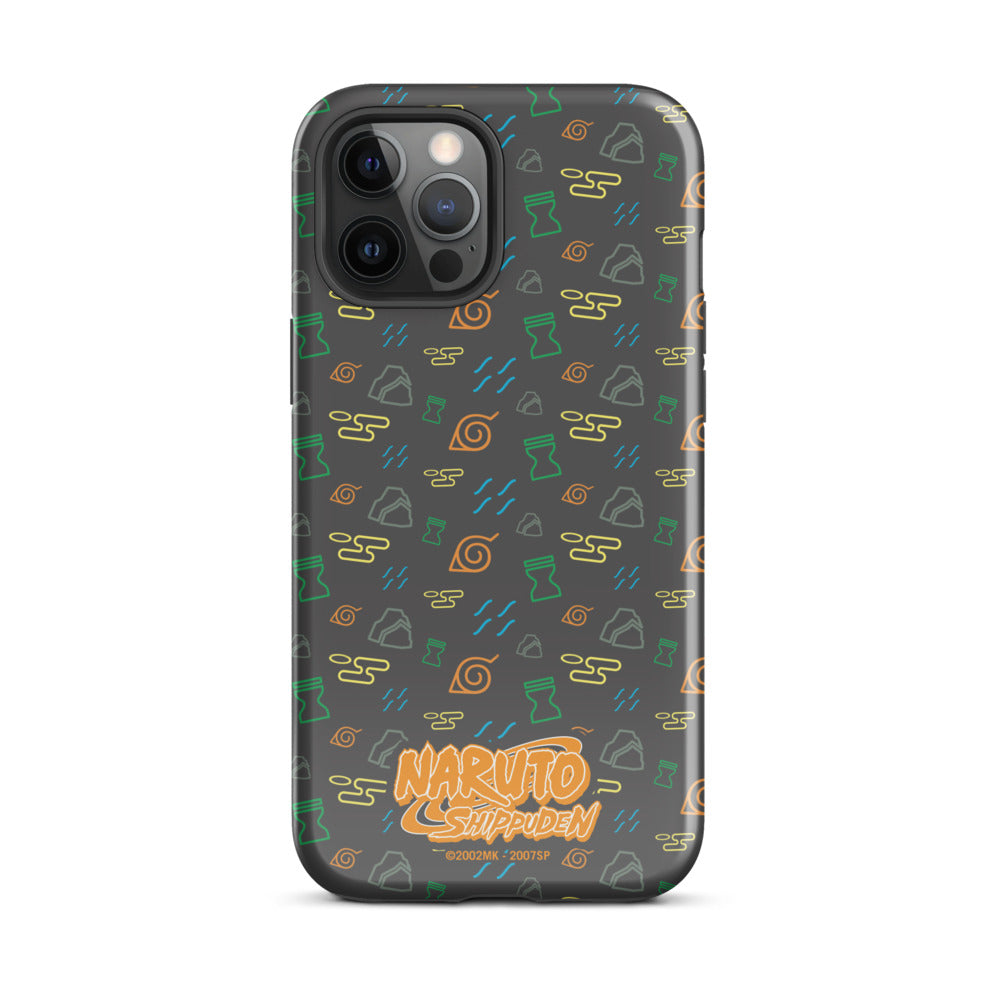 Naruto: Shippuden Village Symbols iPhone Tough Case