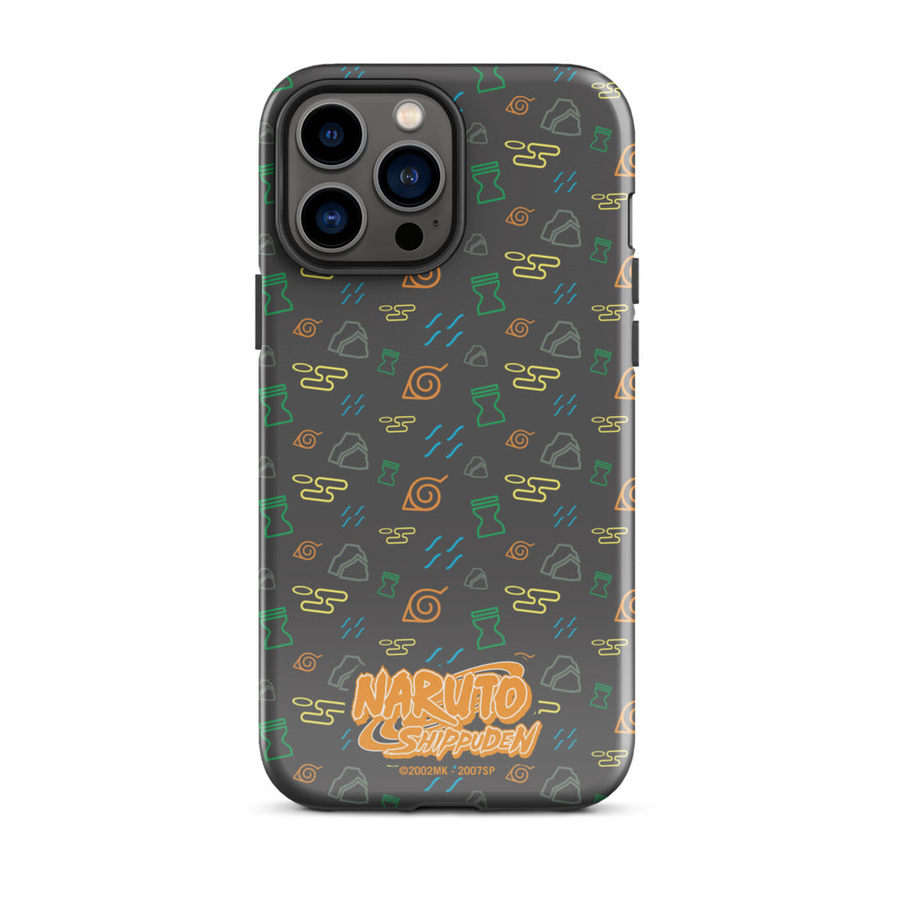 Naruto: Shippuden Village Symbols iPhone Tough Case