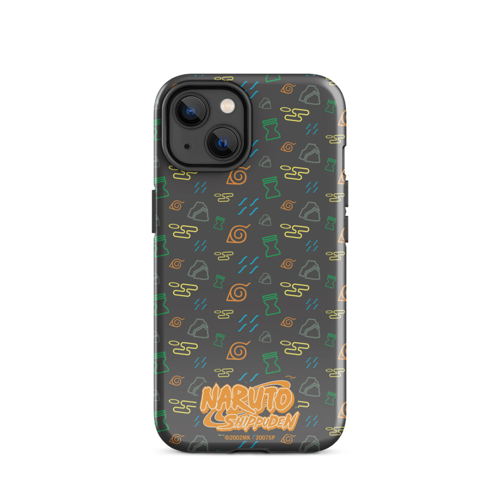 Naruto: Shippuden Village Symbols iPhone Tough Case