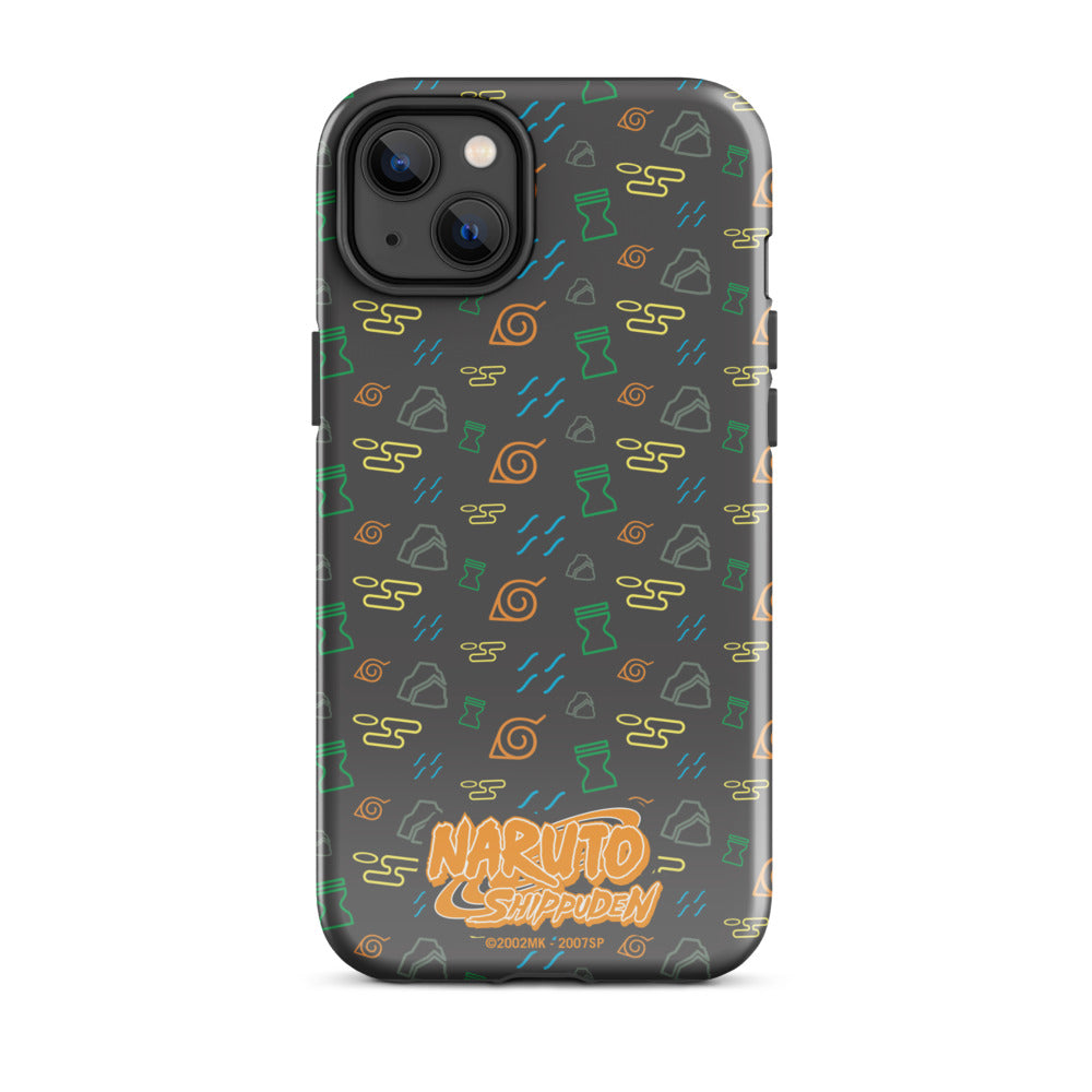 Naruto: Shippuden Village Symbols iPhone Tough Case