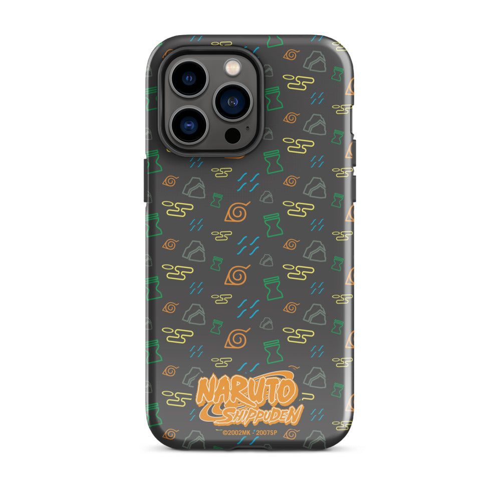Naruto: Shippuden Village Symbols iPhone Tough Case