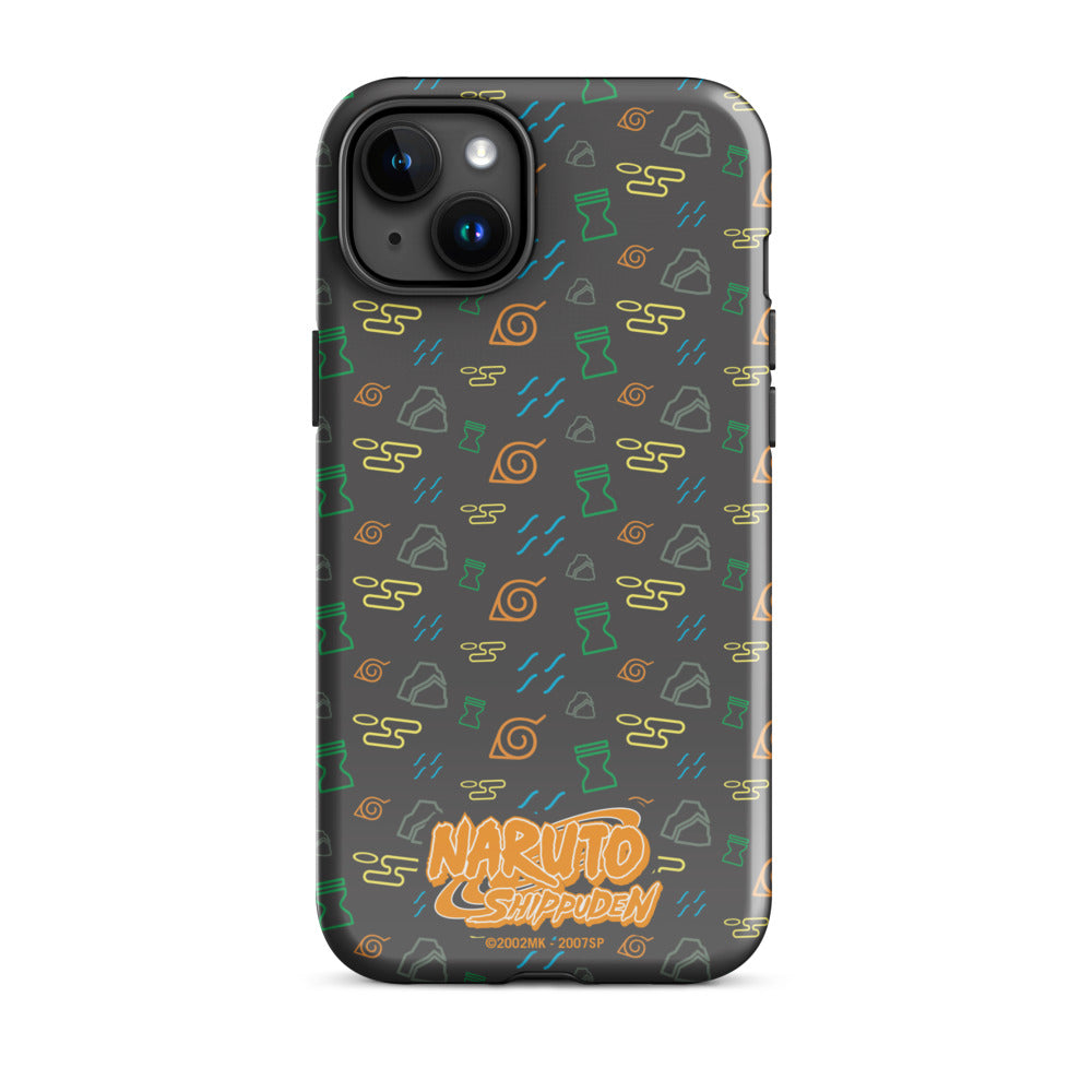 Naruto: Shippuden Village Symbols iPhone Tough Case