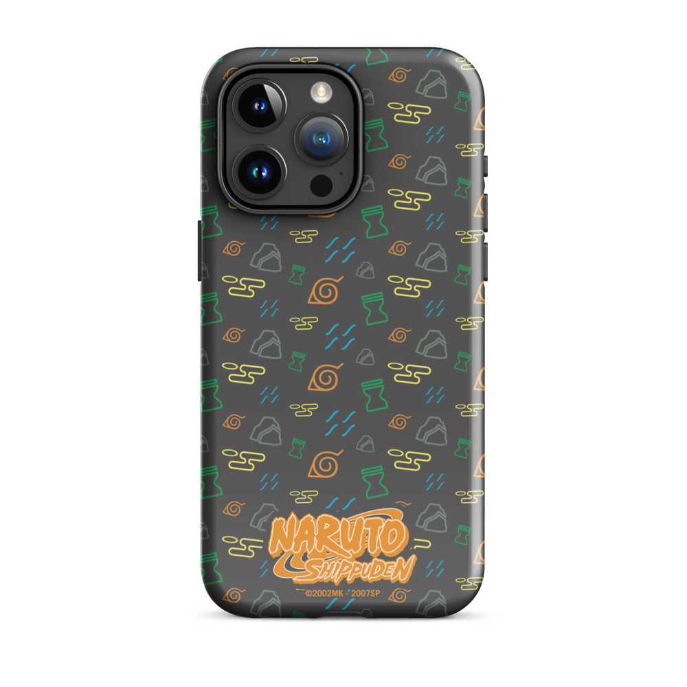 Naruto: Shippuden Village Symbols iPhone Tough Case