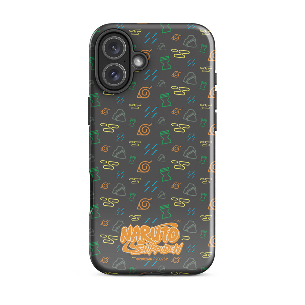 Naruto: Shippuden Village Symbols iPhone Tough Case
