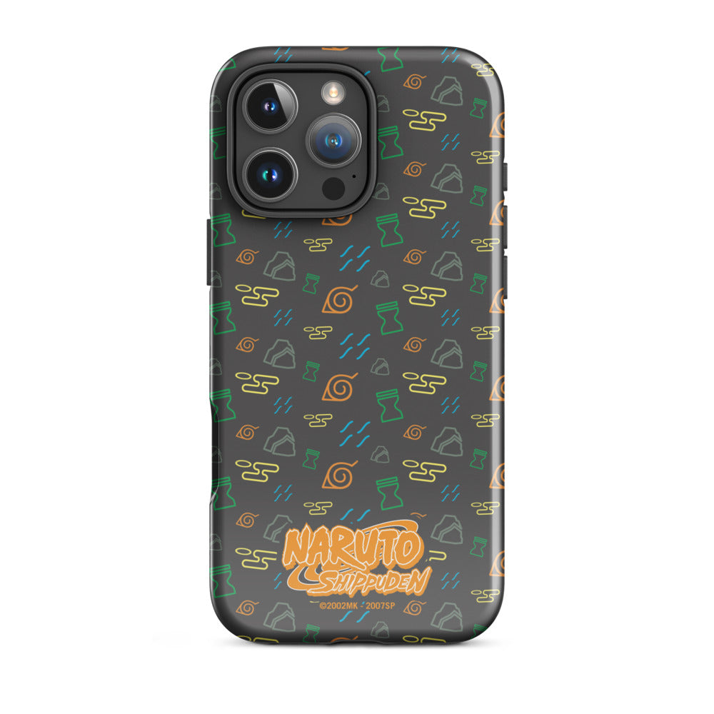 Naruto: Shippuden Village Symbols iPhone Tough Case