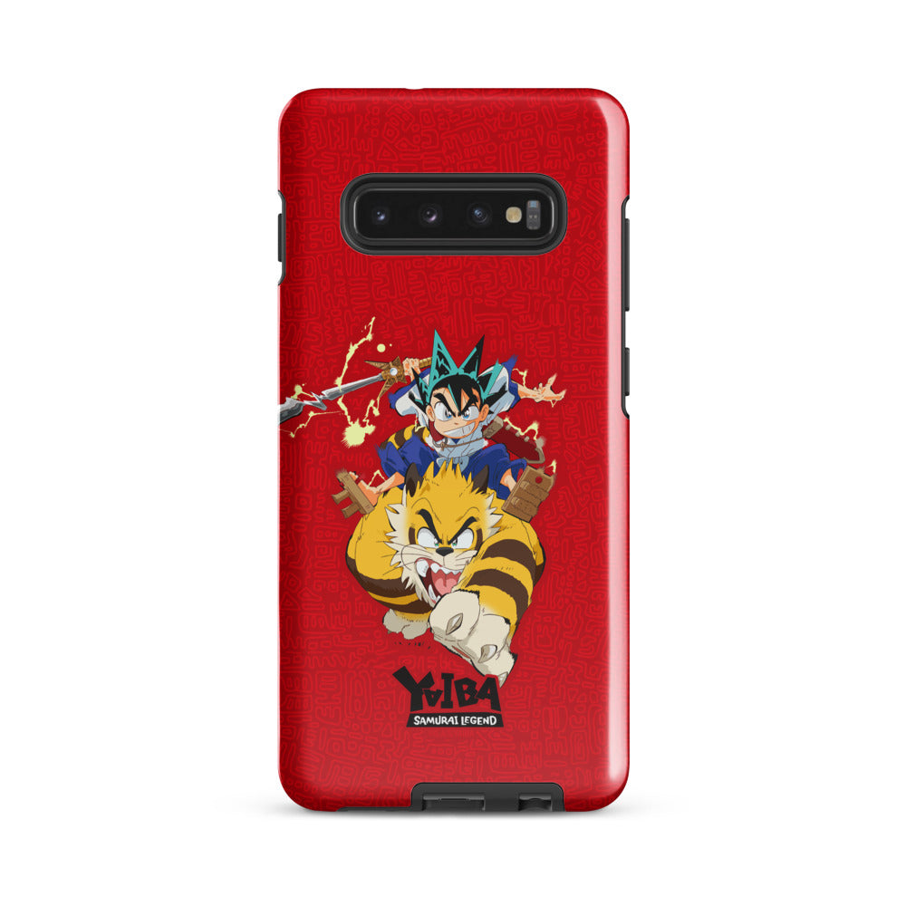 YAIBA: Samurai Legend Samsung Tough Case - Yaiba & Kagetora Samsung Galaxy S10 Plus