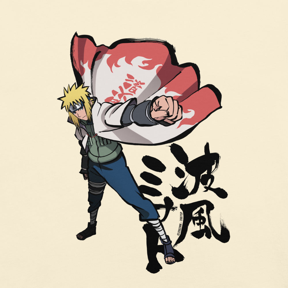 Naruto Shippuden Minato Namikaze Embroidered T-Shirt