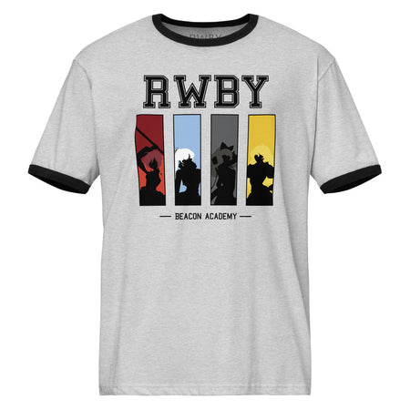 RWBY Ringer T-Shirt Collegiate Heather Gray / Black