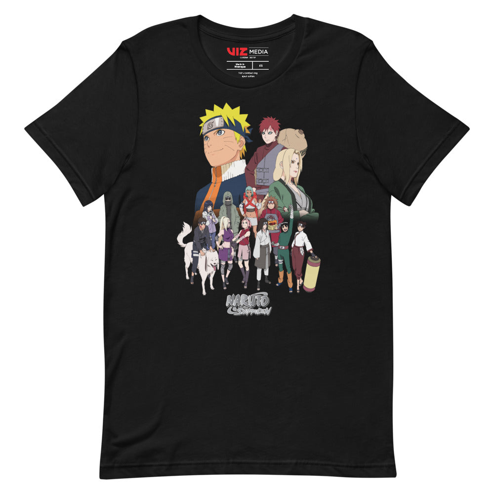 Naruto Shippuden Leaf Village Group T-Shirt